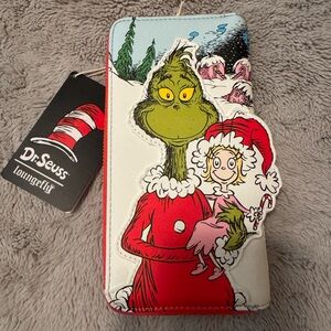Loungefly Red Dr. Seuss Grinch Wallet